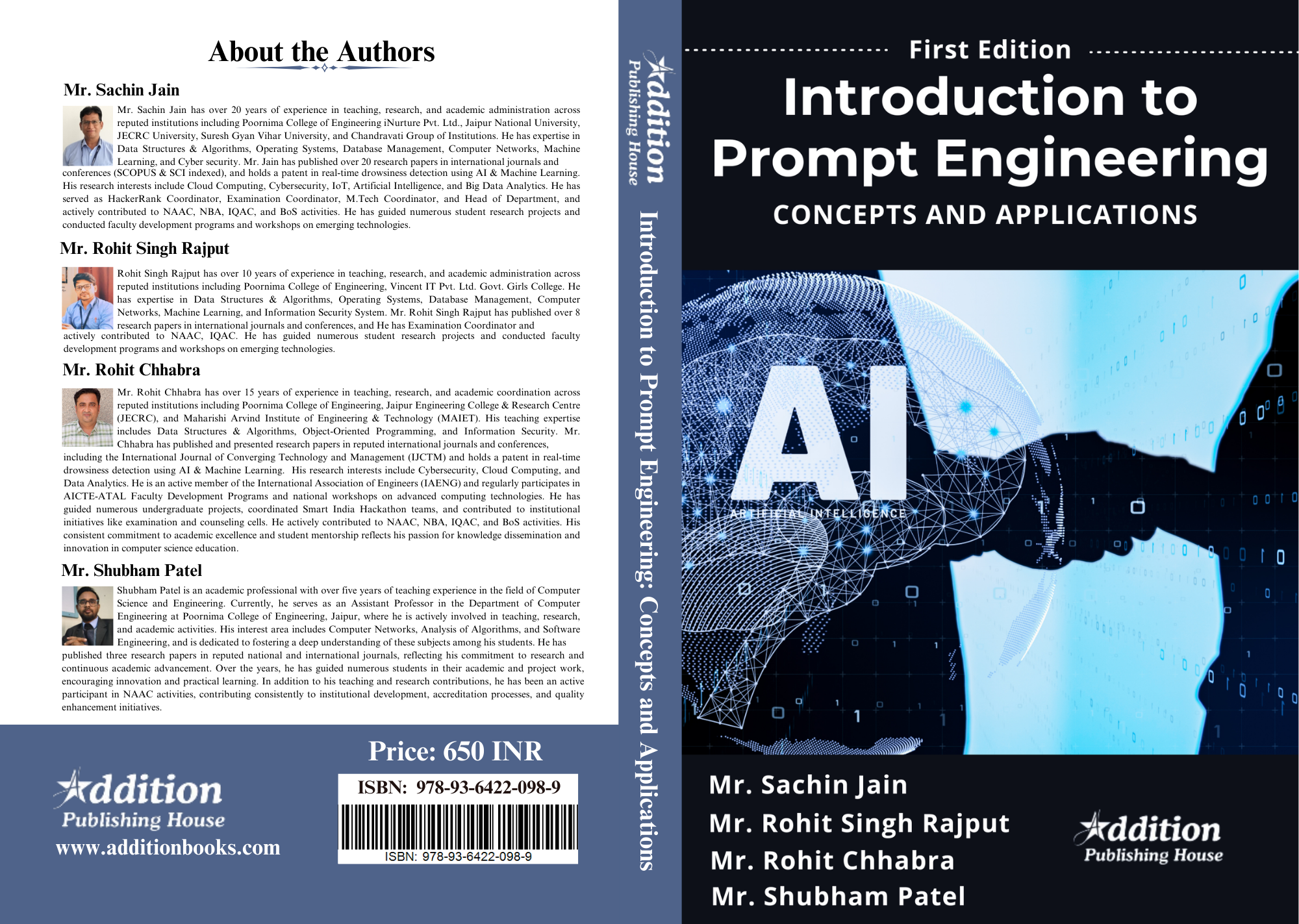 Introduction to Prompt Engineering Concepts and Applications Addition publishing house- Introduction to Prompt Engineering Concepts and Applications