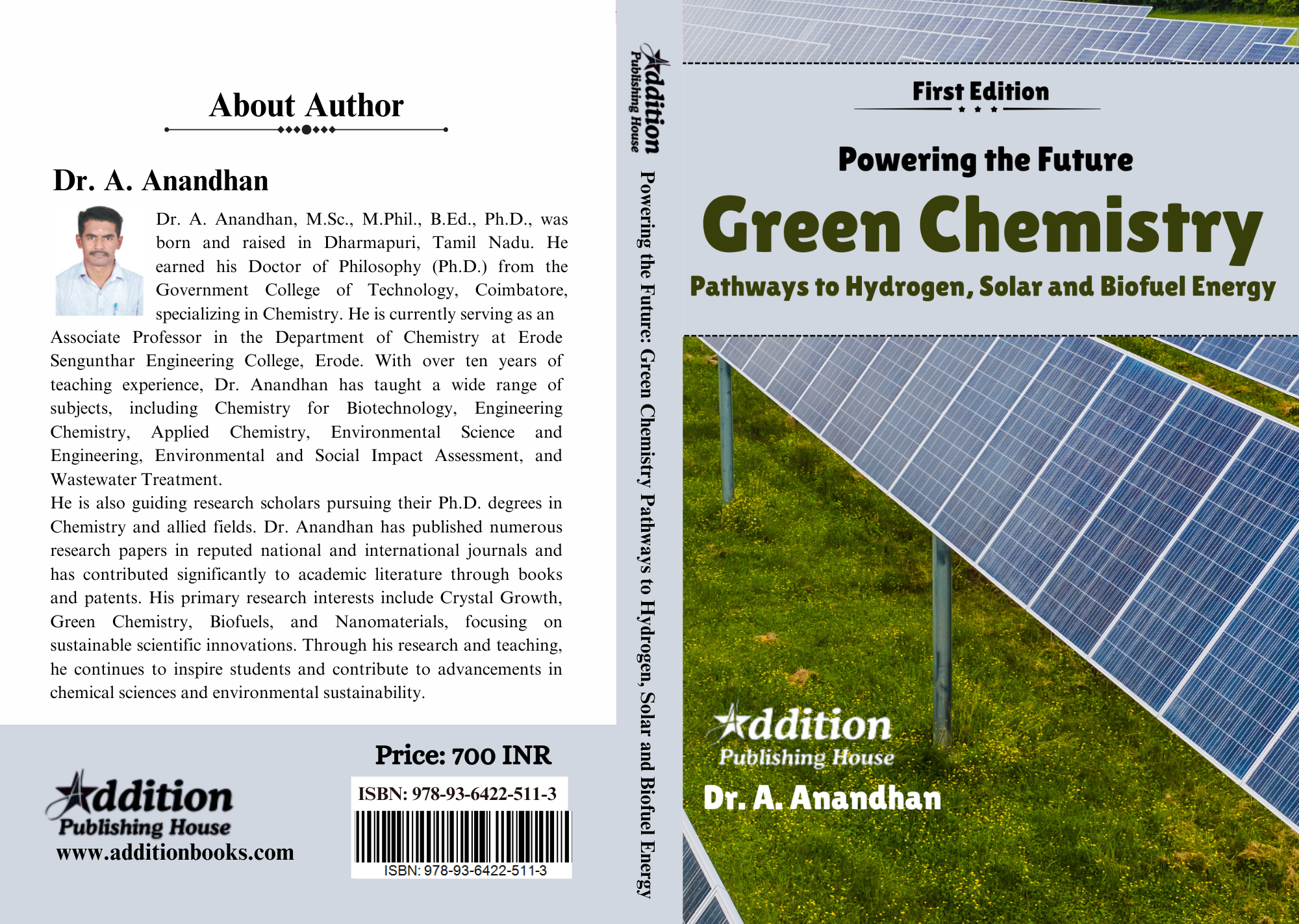 Addition publishing house-Powering the Future Green Chemistry Pathways to Hydrogen, Solar and Biofuel Energy Addition publishing house-Powering the Future Green Chemistry Pathways to Hydrogen, Solar and Biofuel Energy