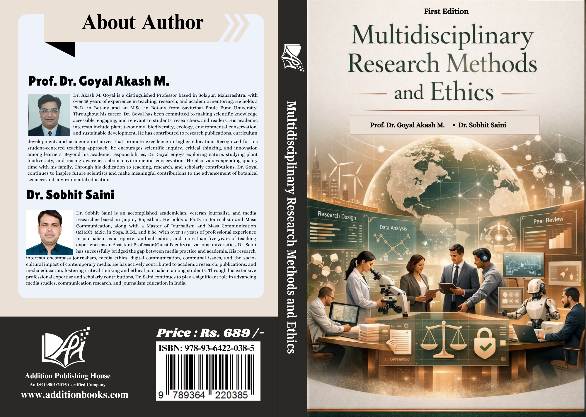 Multidisciplinary Research Methods and Ethics Addition publishing house-Multidisciplinary Research Methods and Ethics